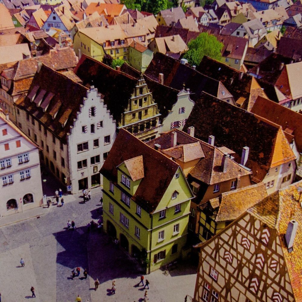 Big Ben 1000 Piece Puzzle Medieval Town Rothenberg Germany
